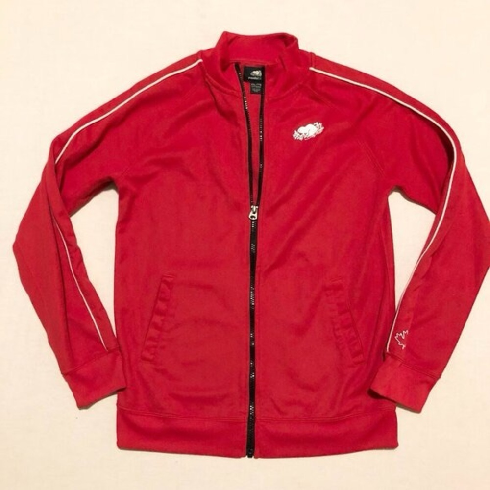 Roots Kids Size XXL Zip Up Sweater  Red